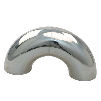 SS304 316 Steel Pipe Fitting Armrest Assembly 90 Degree Elbow Long Radius