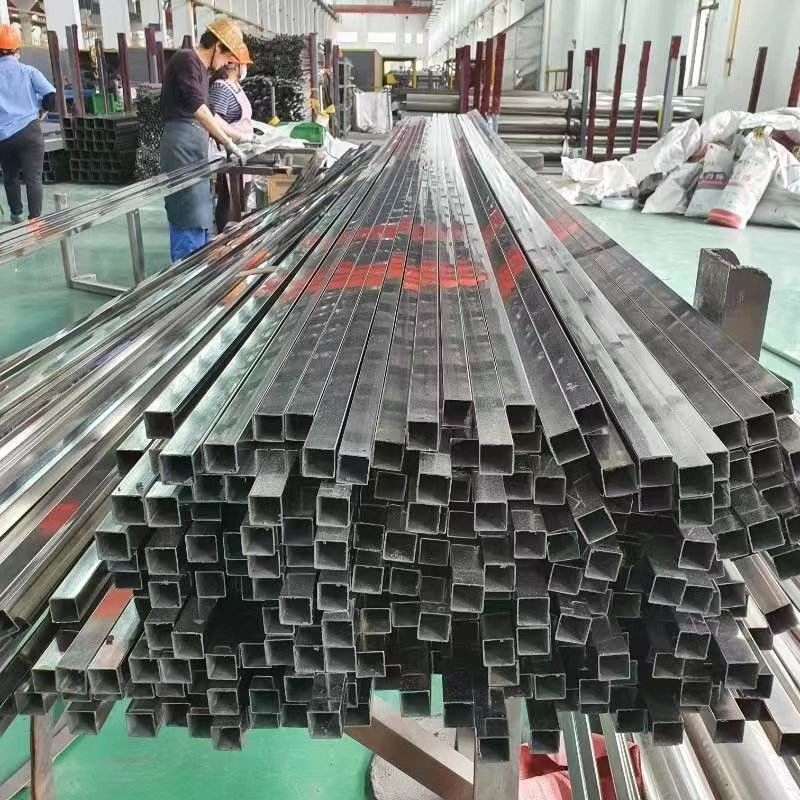 Plain 201 Ss Square Pipe Rectangular Jindal Ss 304 Square Pipe Price List