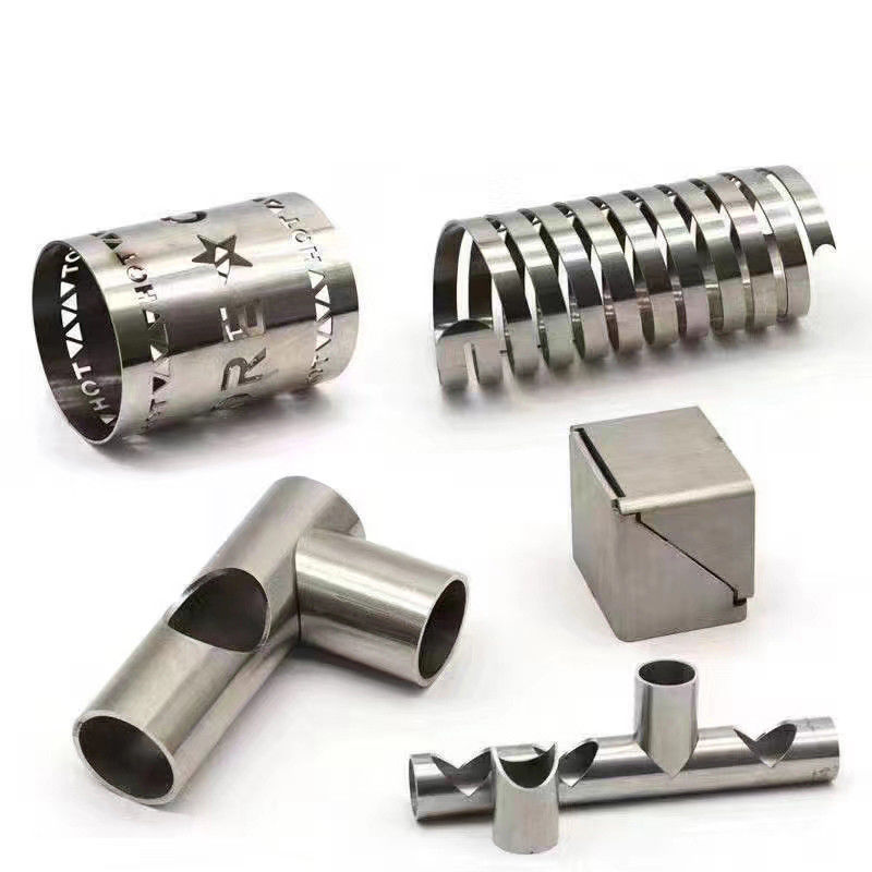 304 Stainless Steel Round Laser Pipe Cutting Ss  Laser Cutting Hollow Welded Pipe