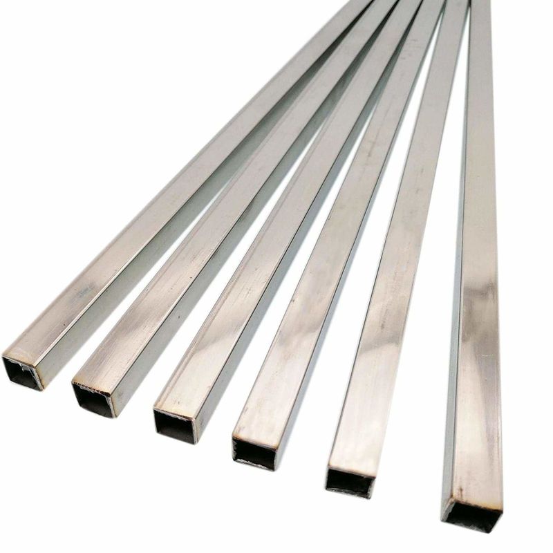 Aisi Rectangular 201 Stainless Steel Pipe Hairline Hollow Section Square Pipe