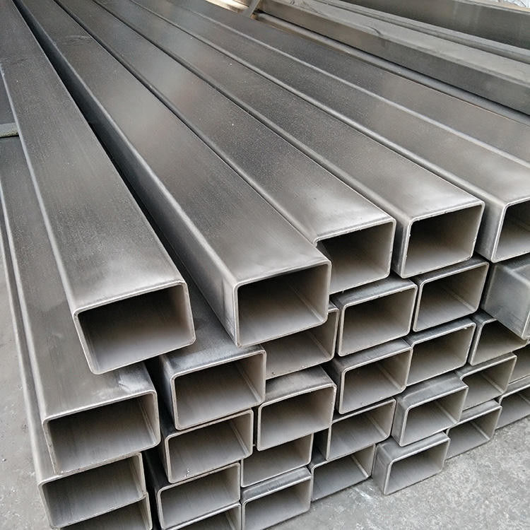 Aisi Rectangular 201 Stainless Steel Pipe Hairline Hollow Section Square Pipe
