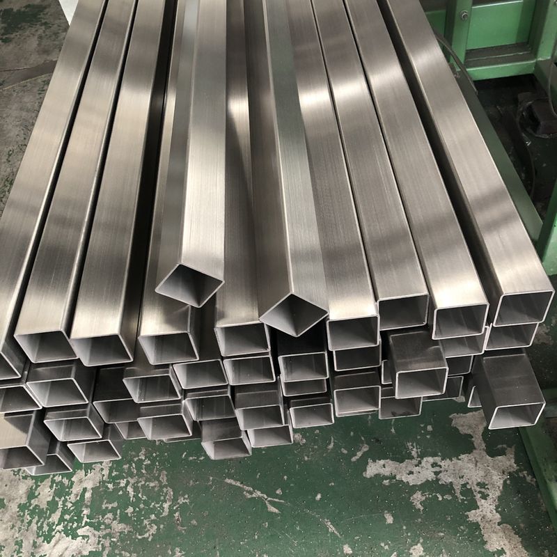 5.8m 10M 201 Stainless Steel Pipe Ss Rectangular Pipe HL Finish