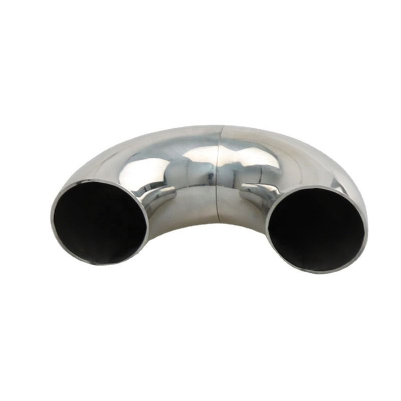 1.67in OD SS304 Pipe Elbow Stainless Butt Weld Fittings 42.4mm Arc 115mm 90 Degree