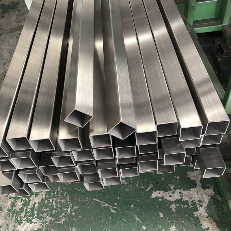 5.8m 10M 201 Stainless Steel Pipe Ss Rectangular Pipe HL Finish